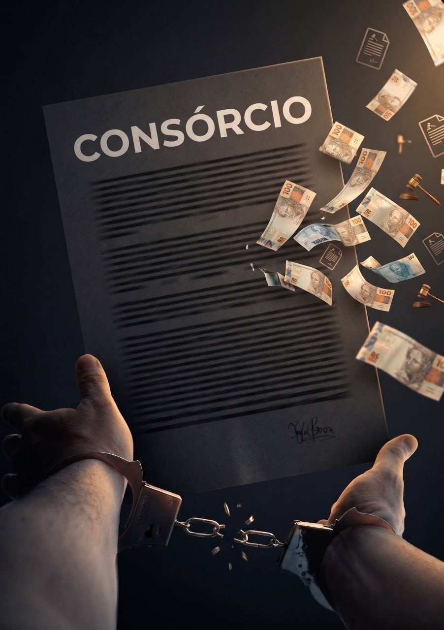 Contrato de consórcio com lacre — a promessa versus o que foi assinado